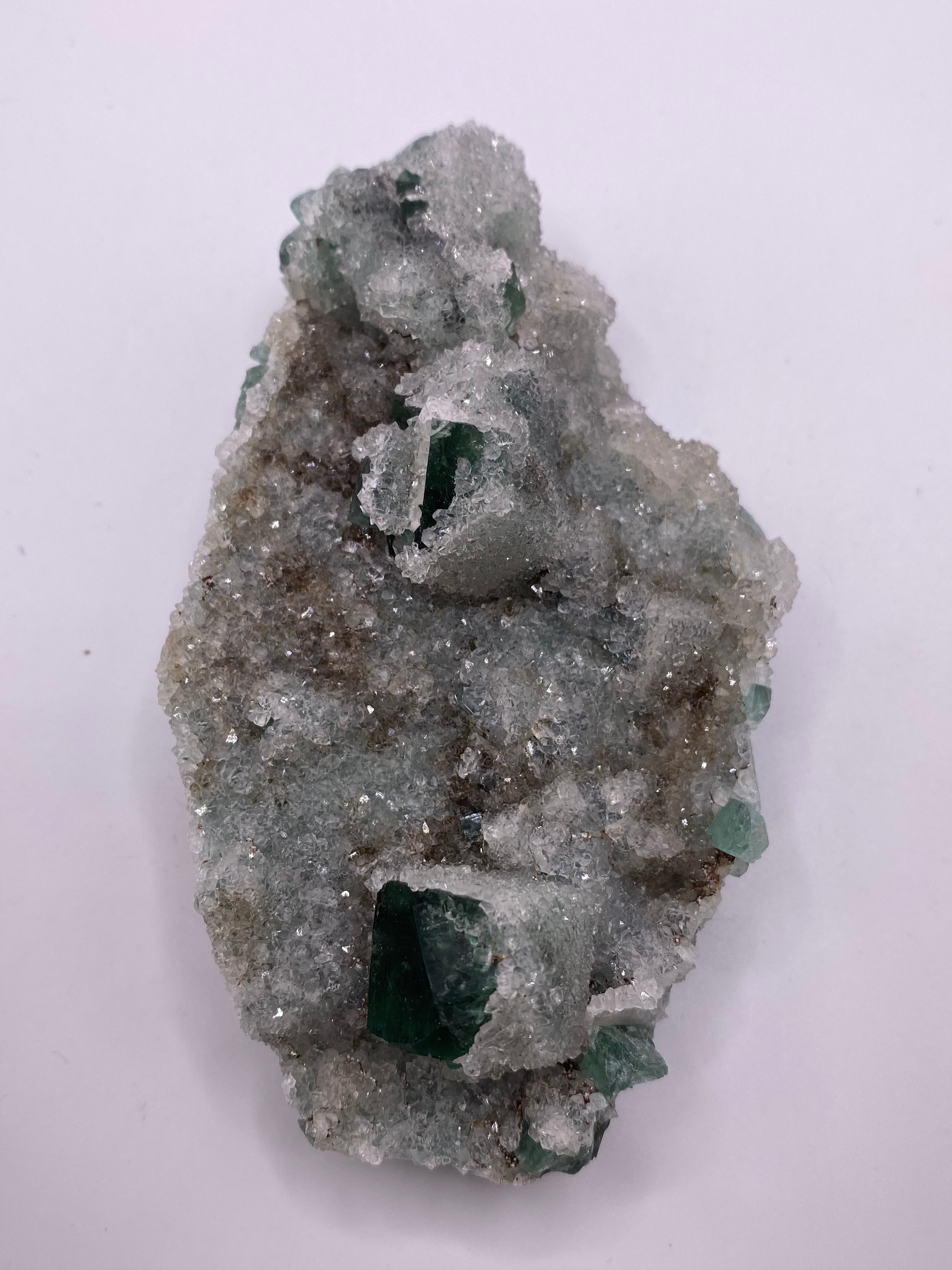 蛍石 Druzy Dreams Pocket UK 鉱物［SND-2872］ UK Fluorite with Quartz from the Druzy Dreams Pocket