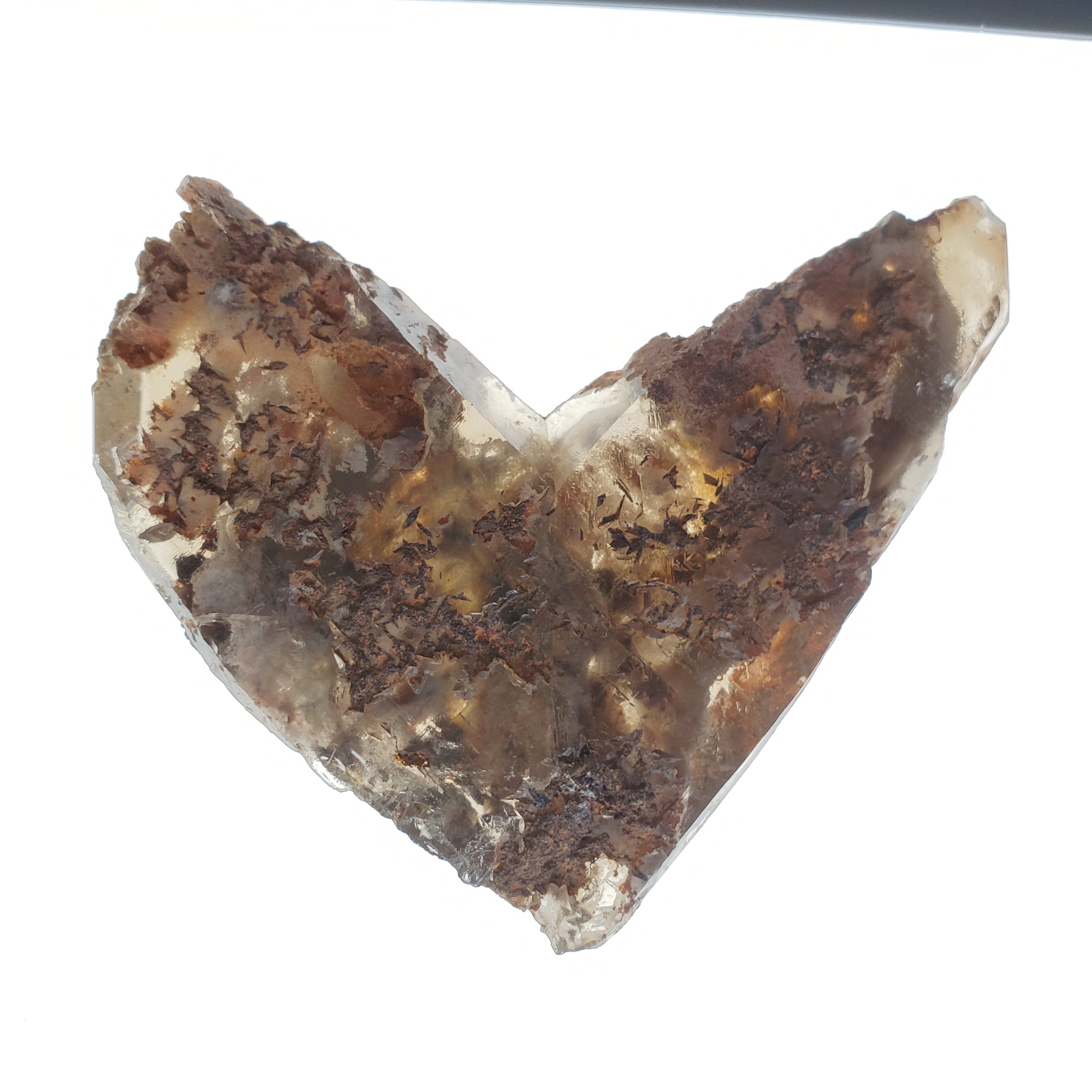 48.81 g Beautifully Mottled and Natural Japan Law Crystal, Twin