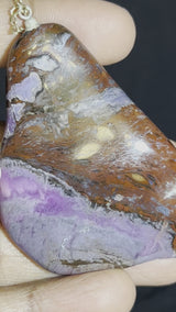 Sugilite Pendant, from N’chwaning Mine III, Kalahari Manganese Field, Northern Cape, South Africa