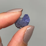 3 Pack of Tanzanite Pleochroic Crystals, Pink/Lavendar, Blue/Yellow 70carats, Meralani Hills, Tanzania