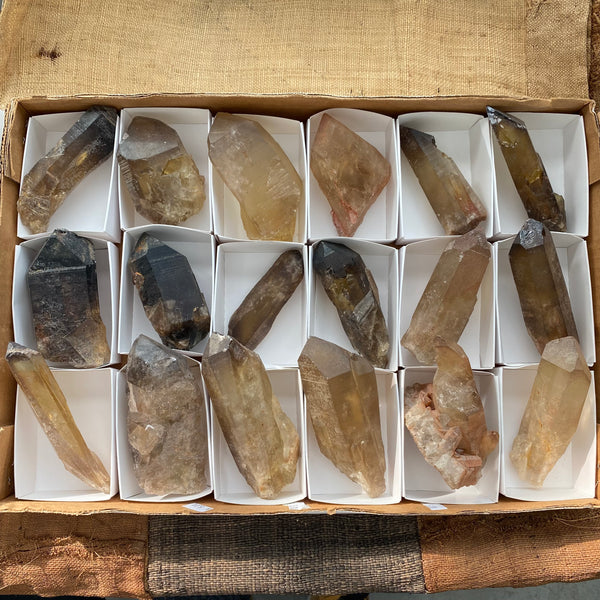 18 Pieces of Natural Zambian Citrine, Wholesale Flat