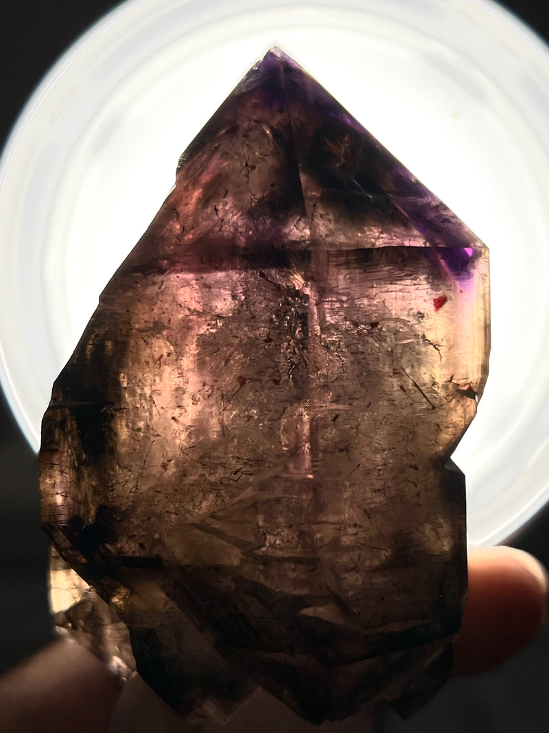 Gorgeous Deep Purple Smokey Quartz Shangaan Amethyst Crystal From The Chibuku Mine, Gezani Communal Land, Zimbabwe
