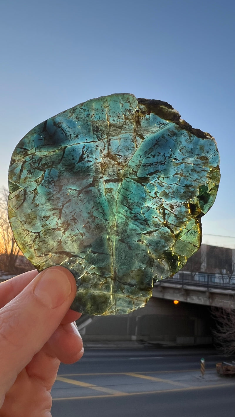 Green and Blue Liddicoatite Tourmaline from Antsirabe II District Vakinankaratr, Madagascar