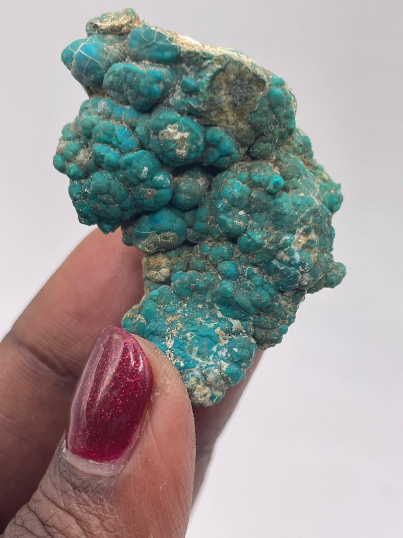 20 Piece Flat of Vibrant Chrysocolla with Malachite & Brochantite, from Usakos, Erongo Region, Namibia