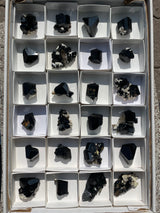 Black Tourmaline Flat 24 pieces from Namibia
