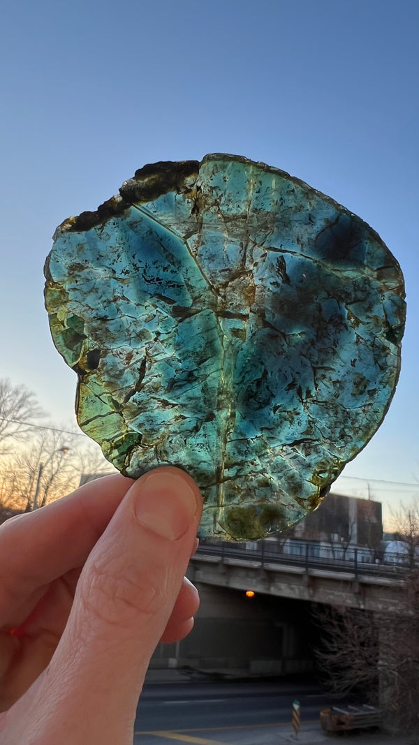 Green and Blue Liddicoatite Tourmaline from Antsirabe II District Vakinankaratr, Madagascar