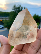 Ishuko Red Phantom Quartz, Hematite Included Quartz 402g from the central province of Zambia