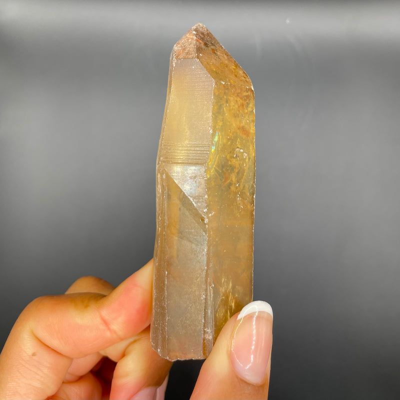 1 Large Natural Zambian Citrine wand, Citrine Quartz From Mansa, Zambia, Citrine Points