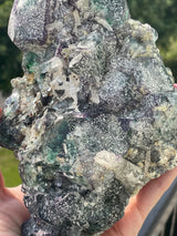 Fluorite with Muscovite and Quartz from Erongo Mountain, Erongo Region, Namibia