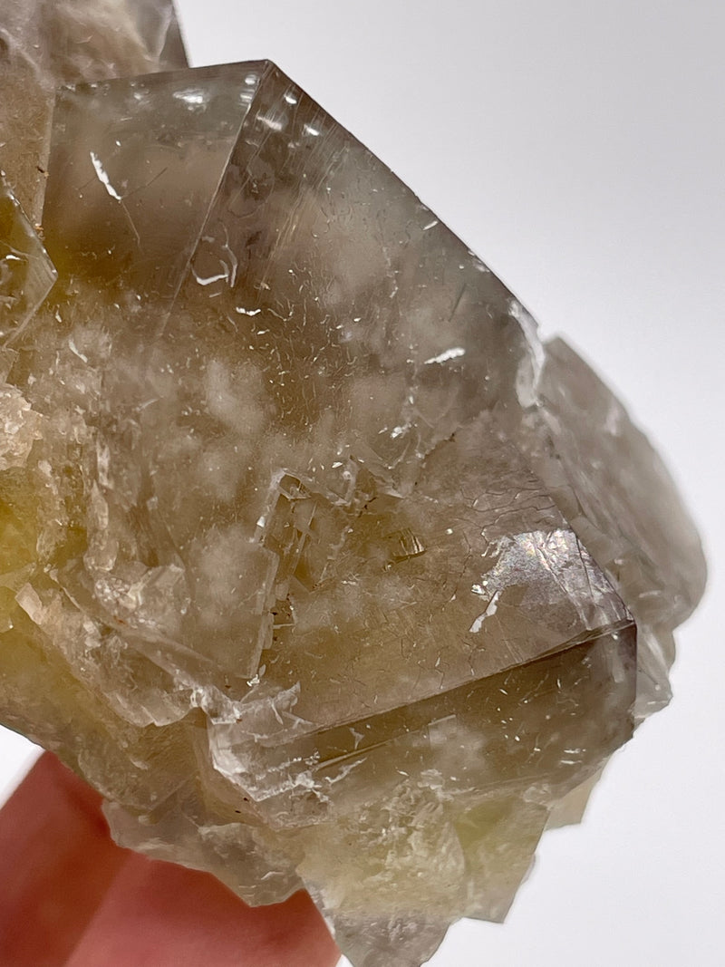 UK Fluorite double sided from the Harvest Pocket, Lady Anabella Mine, England