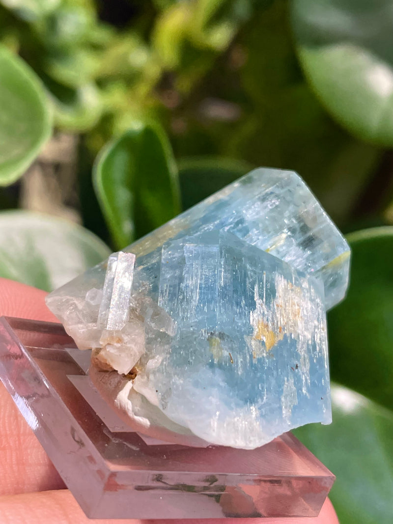 AQUAMARINE SPECIMEN 26g FROM ERONGO MOUNTAIN, ERONGO REGION, NAMIBIA, ERONGO AQUAMARINE CRYSTAL, CRYSTAL HEALING