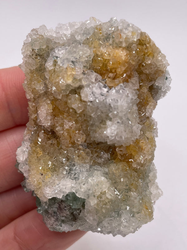 UK Fluorite with Quartz from the Druzy Dreams Pocket, Rogerley Mine, England