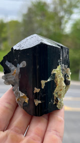 Black Tourmaline from the Erongo Mountain, Erongo Region, Namibia