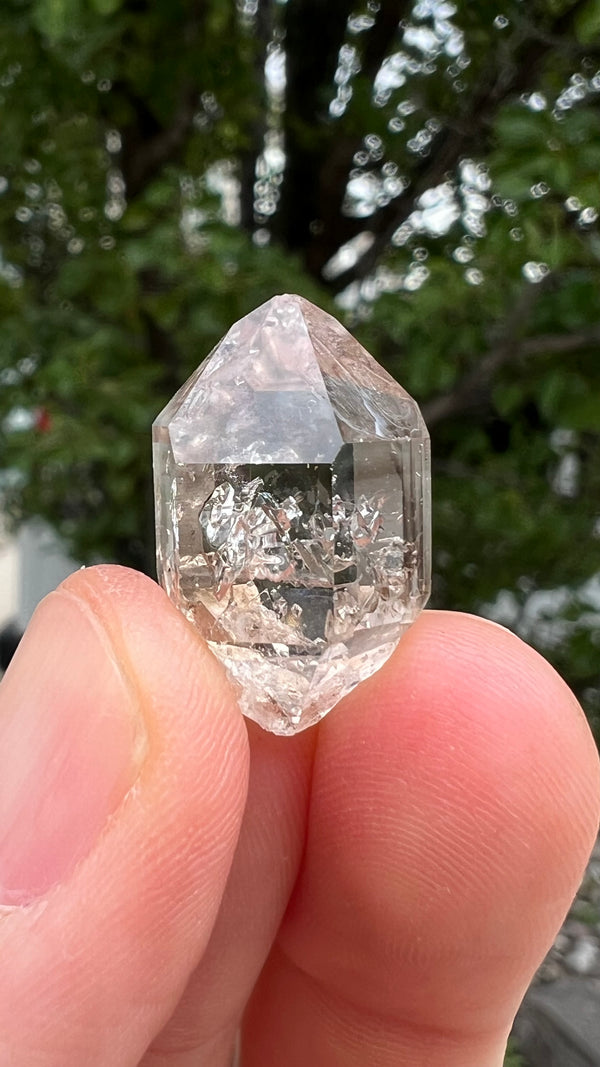 54 Piece Brandberg Quartz Wholesale Flat from the Brandberg District, Goboboseb, Erongo Region, Namibia