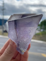 Spinel Law Twin Fluorite from the Erongo Mountain, Erongo Region, Namibia