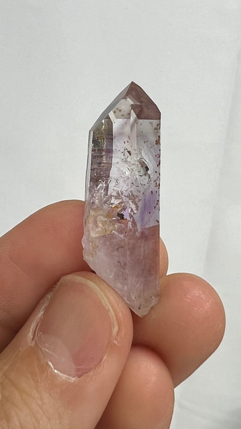 35 Piece Brandberg Quartz Wholesale Flat from the Brandberg District, Goboboseb, Erongo Region, Namibia