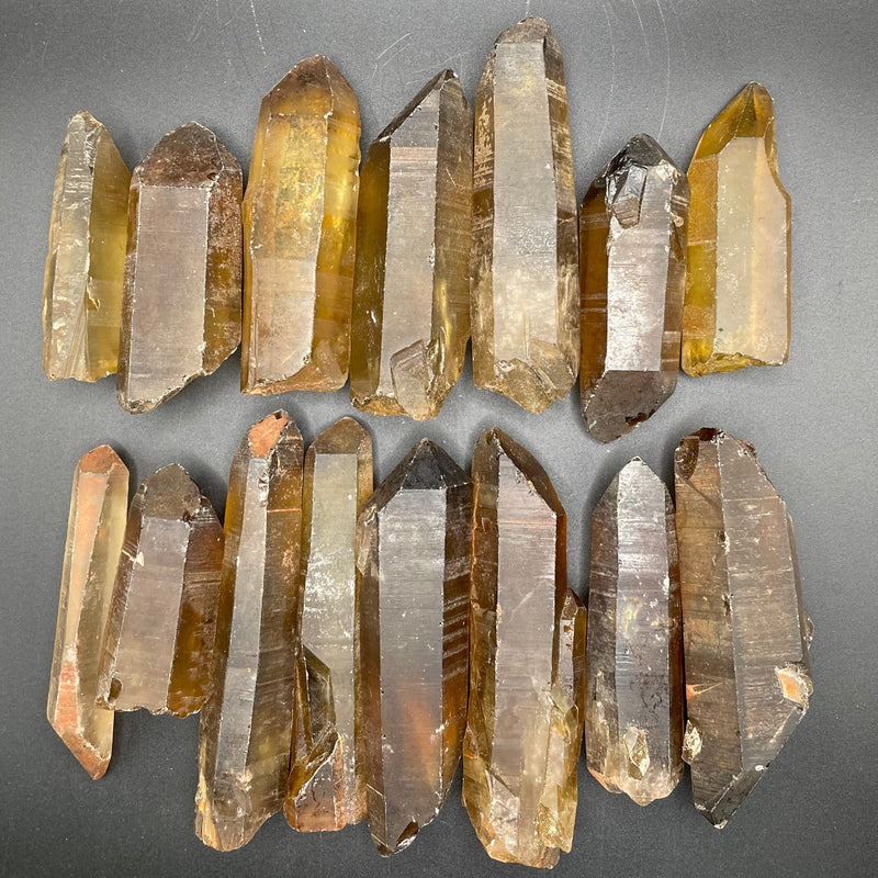 1 Large Natural Zambian Citrine wand, Citrine Quartz From Mansa, Zambia, Citrine Points