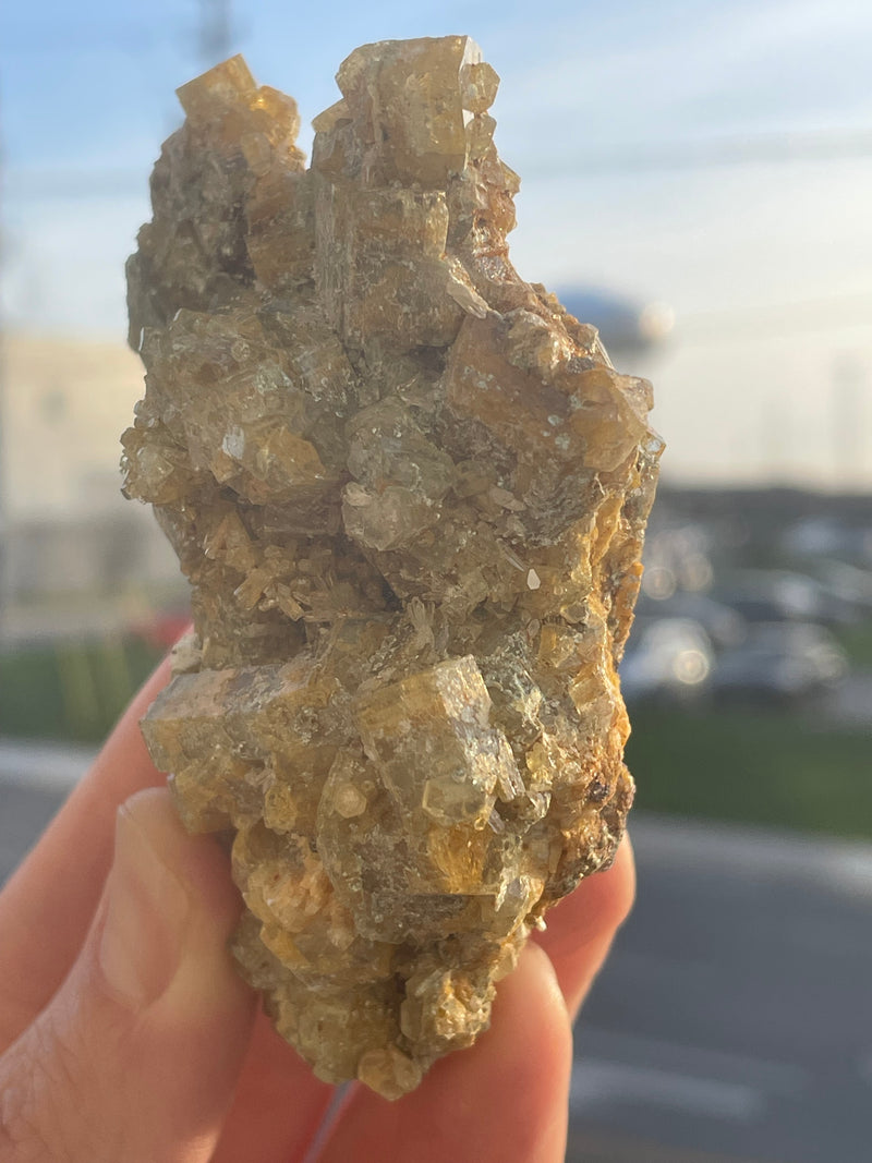 Golden Yellow Heliodor “Sunny Days Pocket” from Erongo Region, Erongo Mountains, Namibia