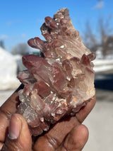 Ishuko Red Phantom Quartz Cluster | Central Province, Zambia