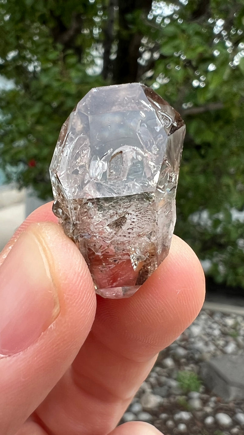 54 Piece Brandberg Quartz Wholesale Flat from the Brandberg District, Goboboseb, Erongo Region, Namibia