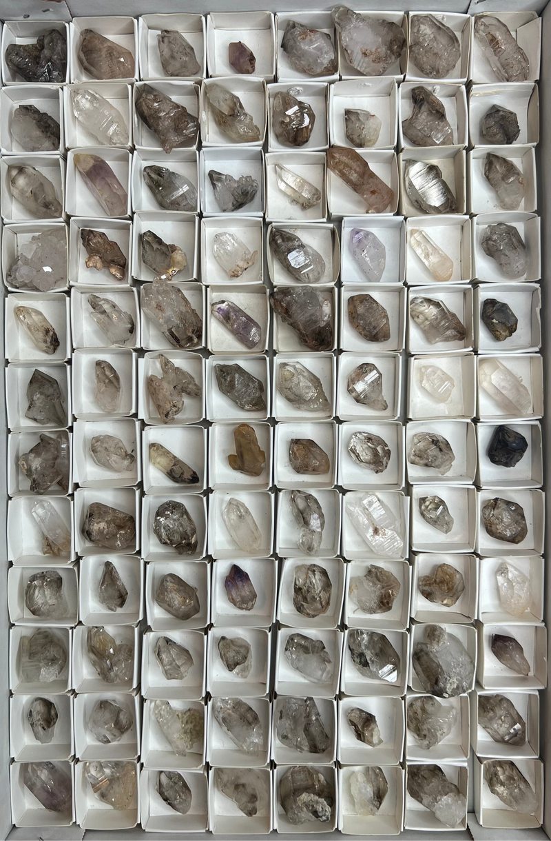 Brandberg Quartz Wholesale Flat from the Brandberg District, Goboboseb, Erongo Region, Namibia