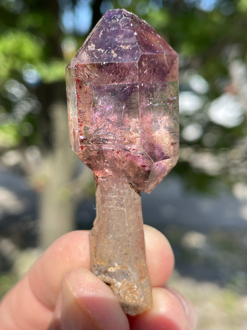 Shangaan Amethyst Wholesale Flat 24 pieces from the Chibuku mine, Zimbabwe