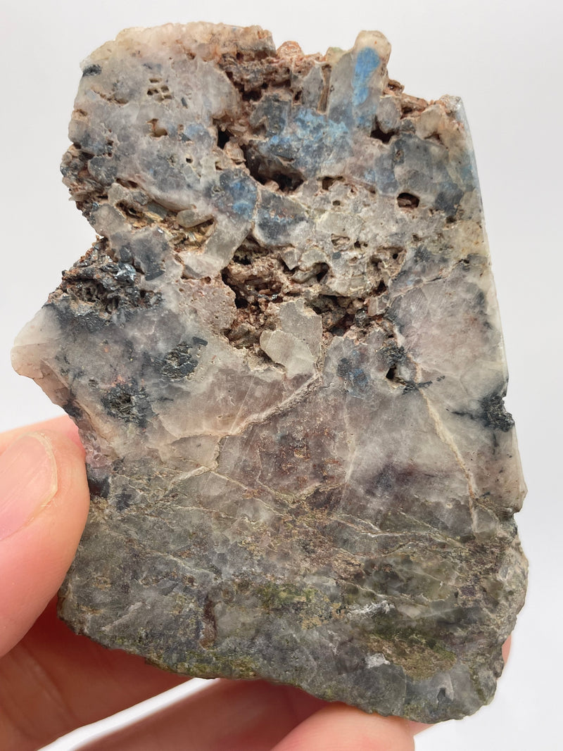 Papagoite on Quartz polished Specimen, Messina, Limpopo Province, South Africa