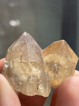 864g Wholesale Flat of Kundalini Citrine Crystals, 36 Pieces, Kundalini Quartz, Democratic Republic of Congo