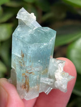 Aquamarine Specimen Cluster with Feldspar from Erongo Mountain, Erongo Region, Namibia