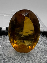 Faceted Citrine Gemstone from Mansa, Luapula, Zambia