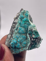 20 Piece Flat of Vibrant Chrysocolla with Malachite & Brochantite, from Usakos, Erongo Region, Namibia