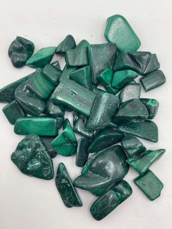 Tumbled Malachite Pack 78-82g from Katanga, Democratic of Congo