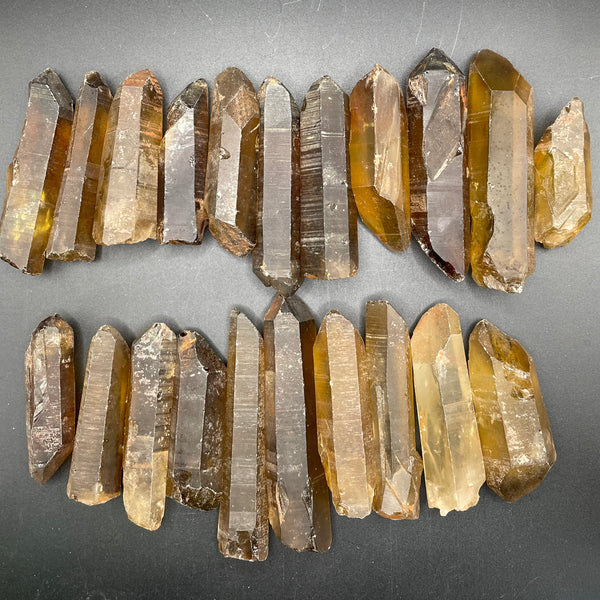 1 Medium Natural Zambian Citrine wand, Citrine Quartz From Mansa, Zambia, Citrine Points