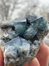 UK Fluorite from the Fairy Holes Pocket, Lady Anabella Mine, England