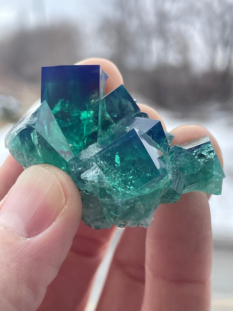 UK Fluorite from the Papa Pocket, Diana Maria Mine, England