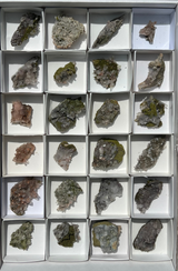 Harledote Brandberg Quartz flat 24 pieces from Goboboseb Mountains, Erongo Region, Namibia