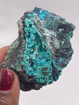 20 Piece Flat of Vibrant Chrysocolla with Malachite & Brochantite, from Usakos, Erongo Region, Namibia