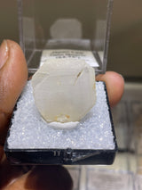 Closed Japan Law Twin Quartz Perky from Madagascar