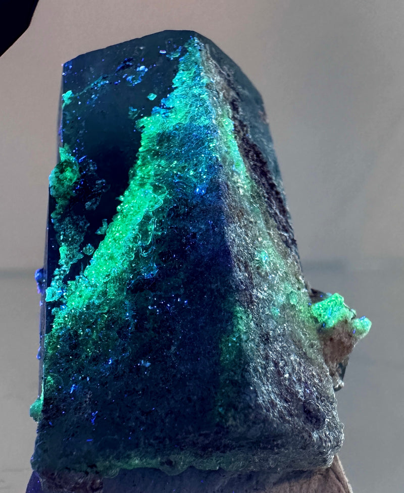 AQUAMARINE SPECIMEN WITH HYALITE 31g FROM ERONGO MOUNTAIN, ERONGO REGION, NAMIBIA, ERONGO AQUAMARINE CRYSTAL, CRYSTAL HEALING