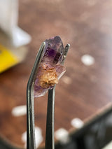 Mini Shangaan Amethyst Trio with Double Termination and Twin Scepter from the Chibuku mine, Zimbabwe