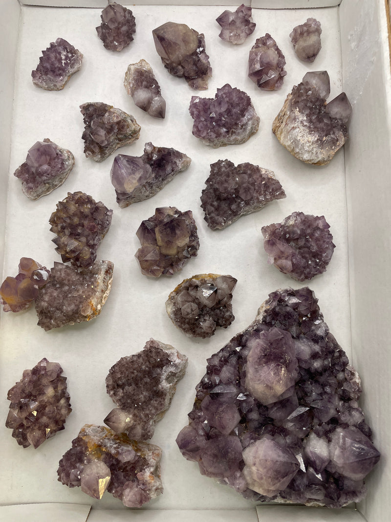 2.902 kg Wholesale Flat of Amethyst from Lutzburg, Kakamas, Northern Cape, South Africa