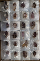 Wholesale flat Shangaan Amethyst – 622 grams, 24 Pieces from Chibuku Mine, Zimbabwe