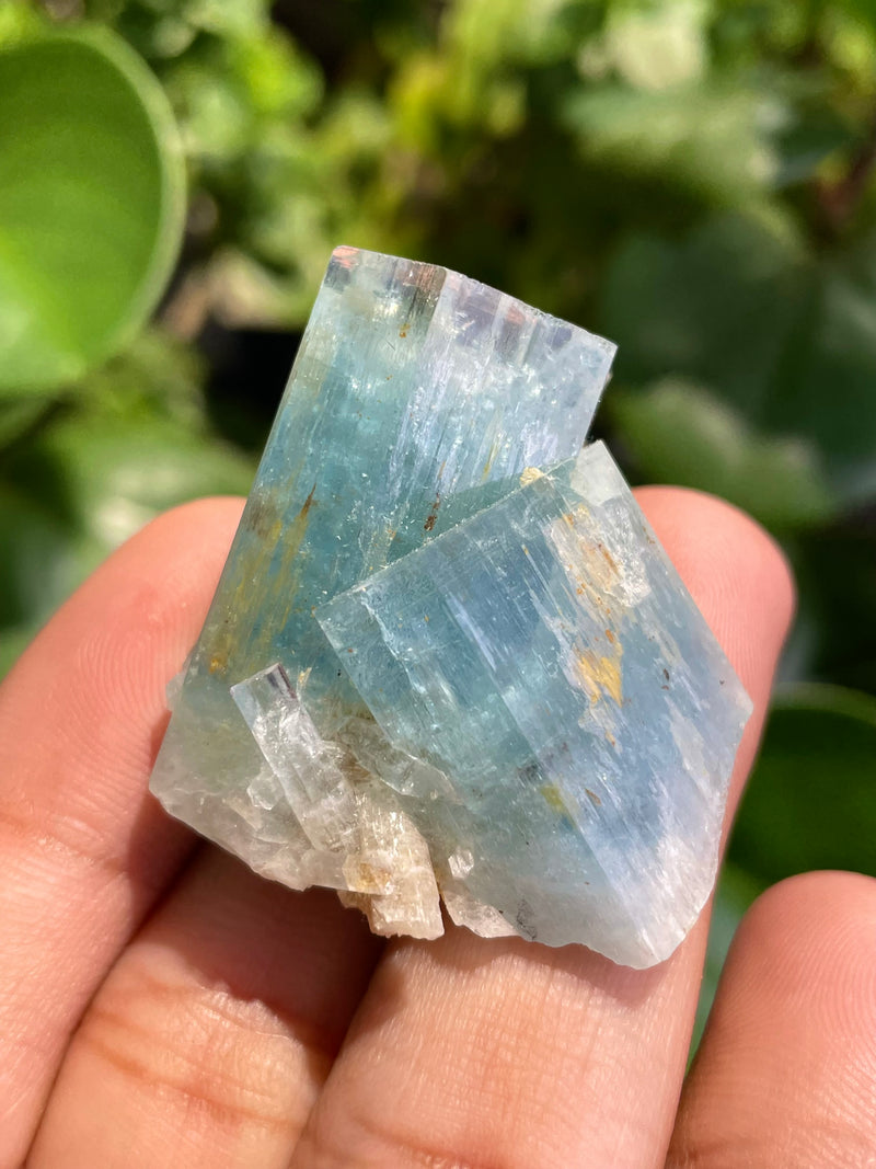 AQUAMARINE SPECIMEN 26g FROM ERONGO MOUNTAIN, ERONGO REGION, NAMIBIA, ERONGO AQUAMARINE CRYSTAL, CRYSTAL HEALING