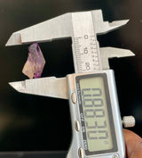 Mini Shangaan Amethyst Trio with Scepter & Double Termination from the Chibuku mine, Zimbabwe