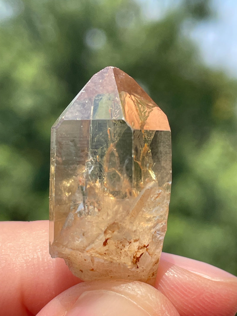 Lot of Kundalini Quartz Citrine, Democratic Republic of Congo, Lwena, Congo Citrine