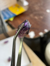 Mini Shangaan Amethyst Trio with Double Termination and Twin Scepter from the Chibuku mine, Zimbabwe