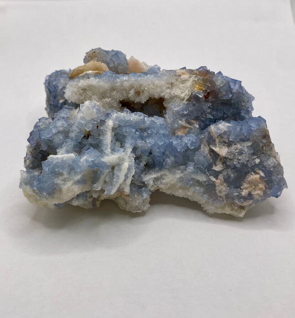 Cubic Blue Fluorite from Blanchard Mine, Bingham Hansonburg District, Socorro County, New Mexico, USA