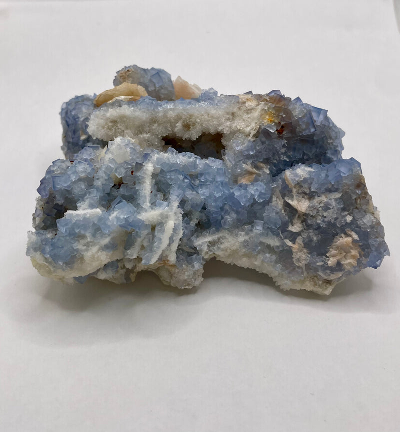 Cubic Blue Fluorite from Blanchard Mine, Bingham Hansonburg District, Socorro County, New Mexico, USA