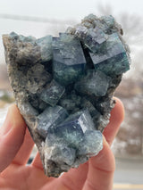 UK Fluorite from the Fairy Holes Pocket, Lady Anabella Mine, England