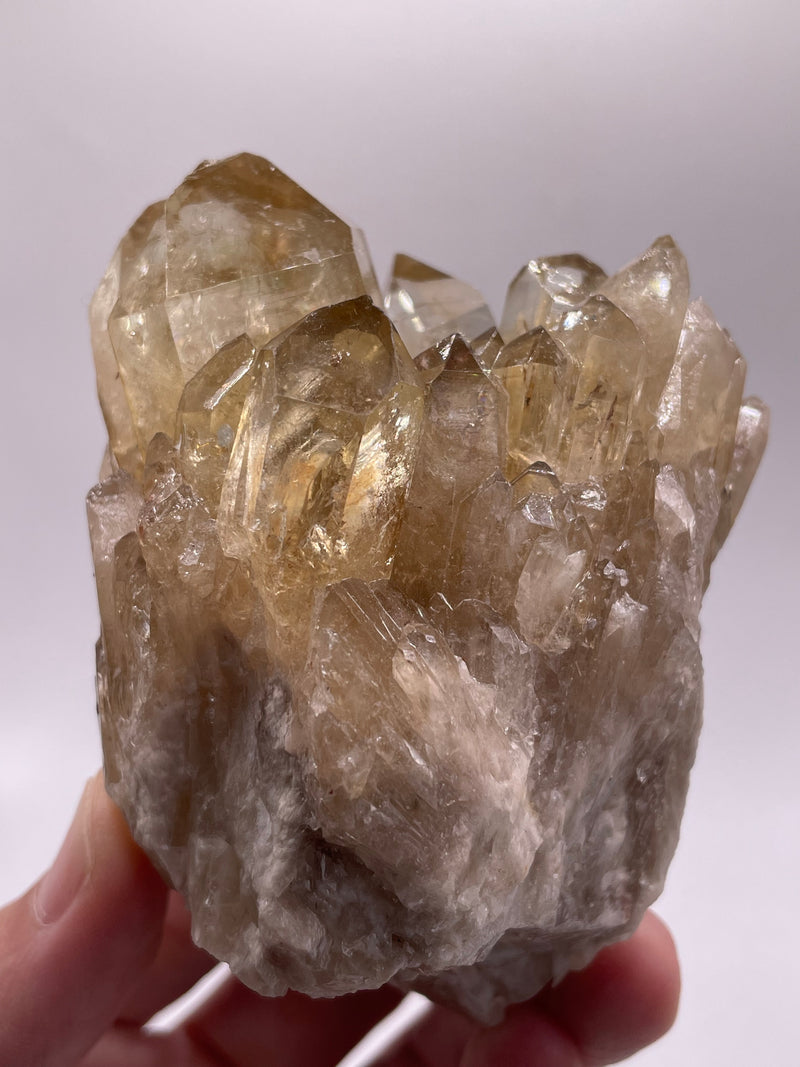 Kundalini Citrine from Lwena, Katanga, Democratic Republic of Congo